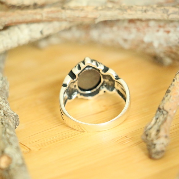 Sterling Silver Men's Rings CZ 9.5 - Picture 8 of 8